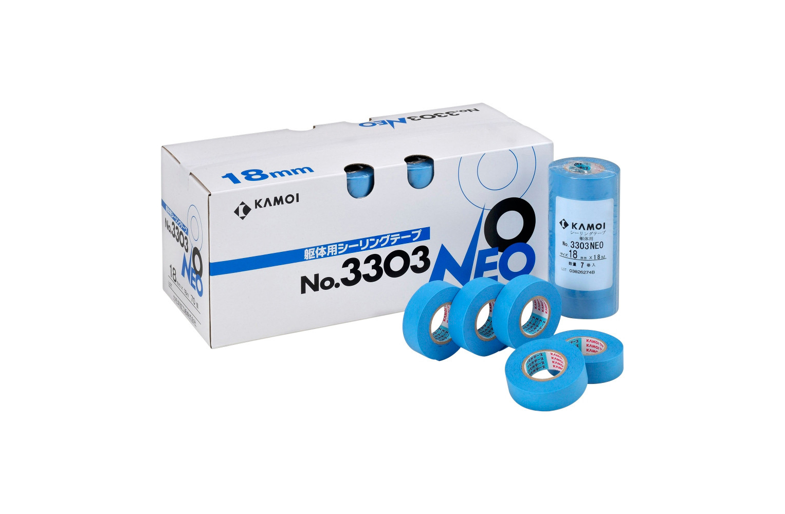 KAMOI KAKOSHI No.3303 NEO Masking Tape For Structural Sealing