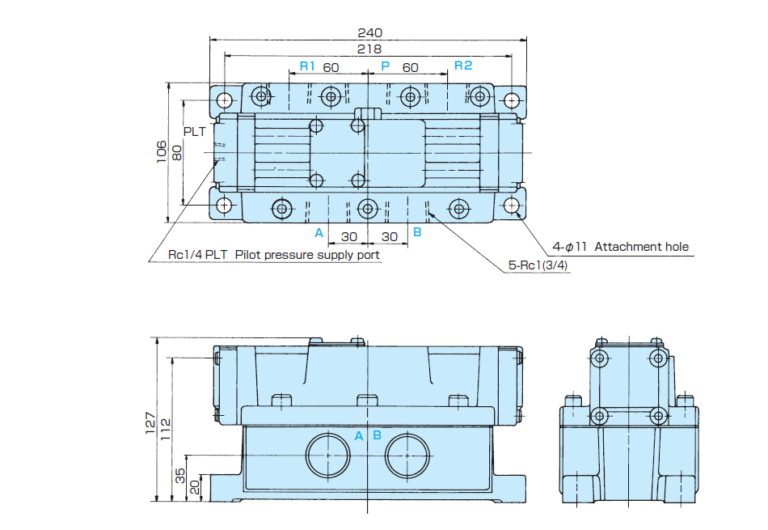 KONAN MAGSTER ⅡF AVS208 5 Port Air Operated Valves Gasketconnected