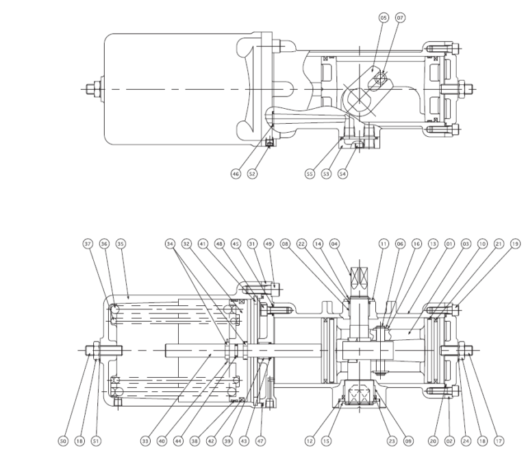 KONAN TA2 Series Rotary Actuator Basic Single-Acting Type [Type R ...