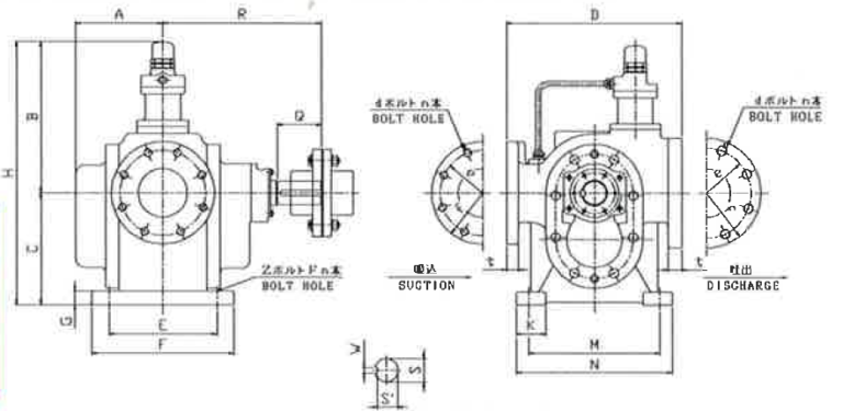 Musashino GR-CH Type Medium Pressure Gear Pump (Medium Pressure Large ...