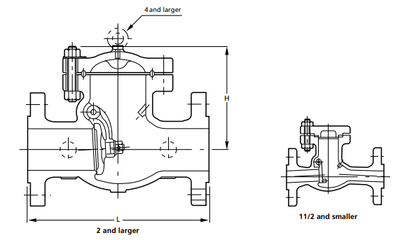 Kitz 600UOC,600UOCM,600UOCHM Stainless & High Alloy Class 600 Swing ...