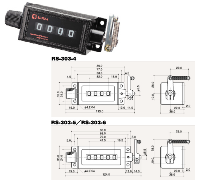 KORI SEIKI RS Ratchet Counters Medium Type | Kouei Japan Trading | Get ...