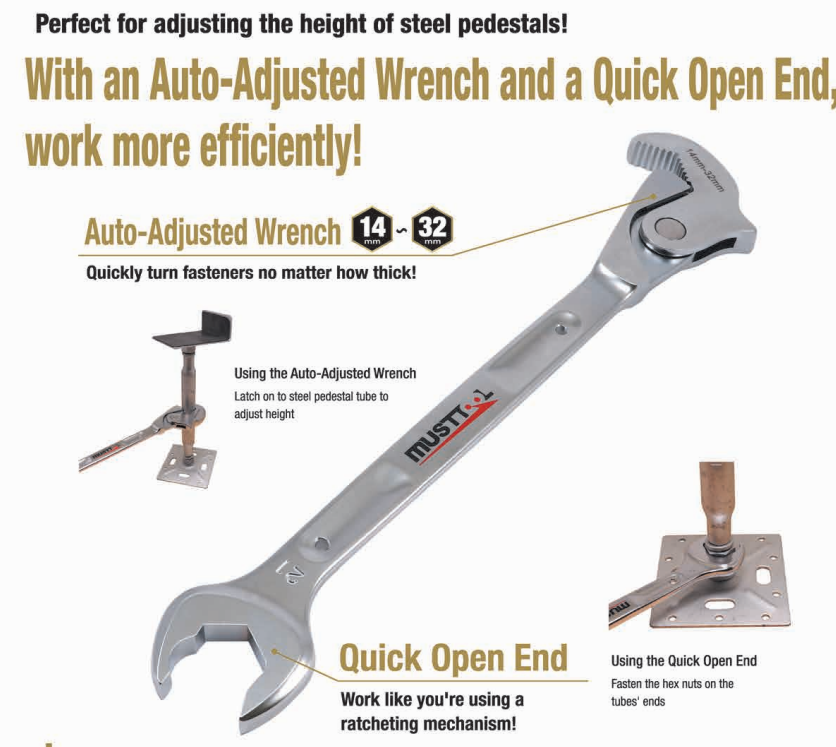 Quick Pedestal Wrench