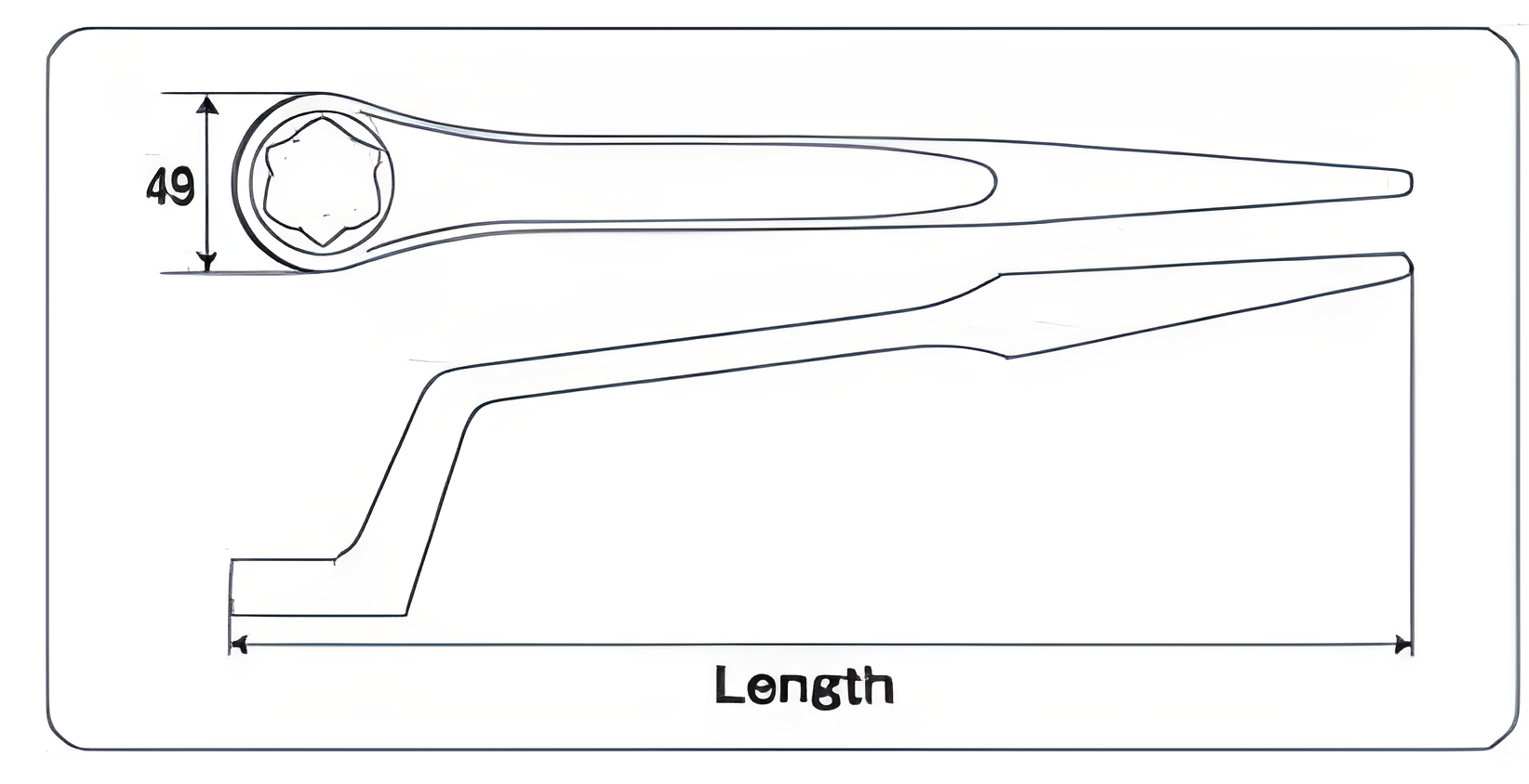 Box-Ended Spud Wrench 