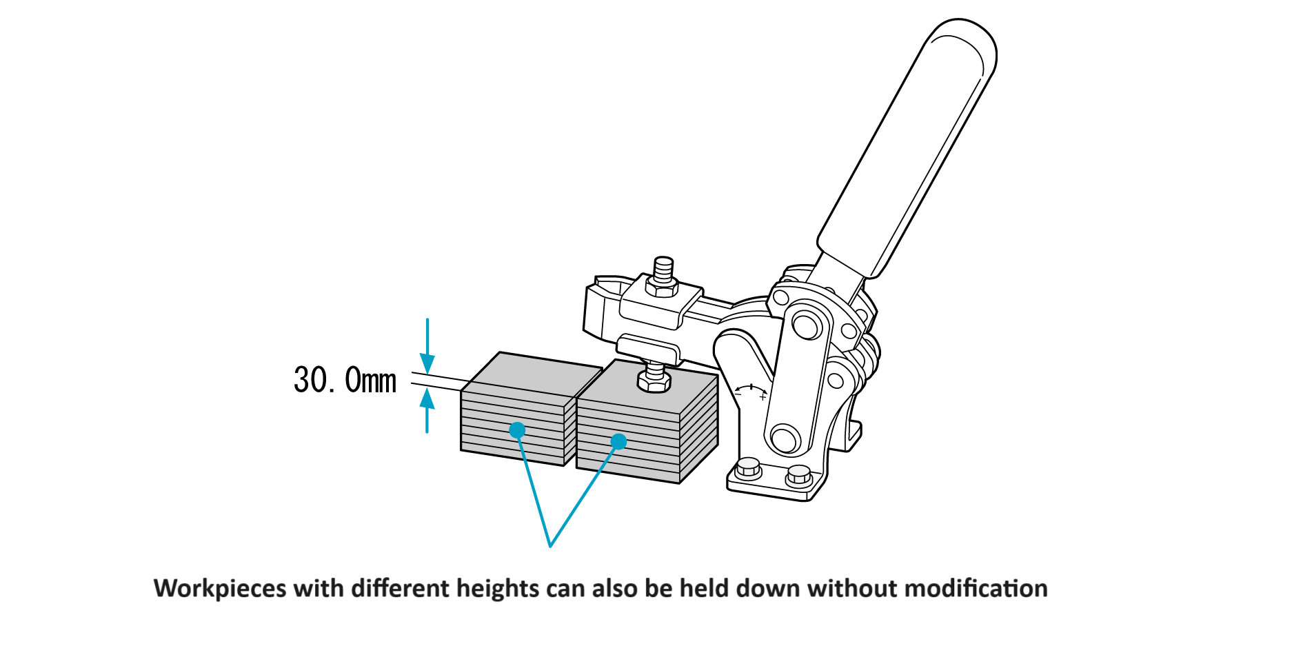 Kakuta No.130 Hold Down Clamp | Kouei Japan Trading