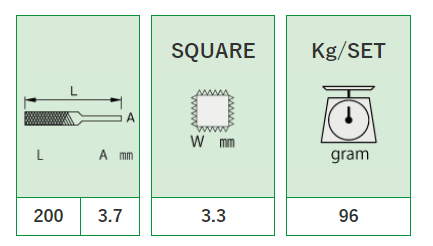 Square : KA00553T, KA00556T