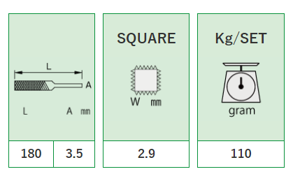 Square : KA00853T, KA00856T