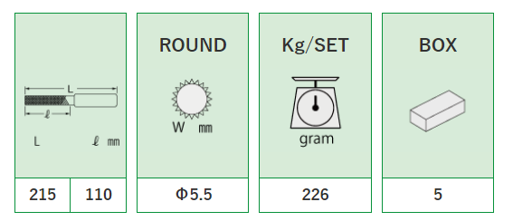 Round : BRMA5052, BRMA5053