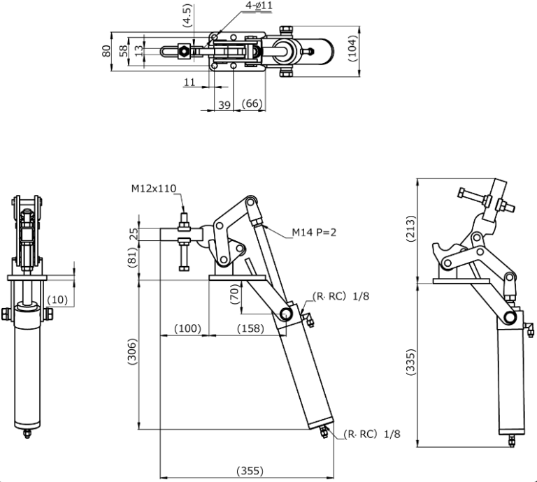 Kakuta No.501 Air Clamp | Kouei Japan Trading | Get Quotation
