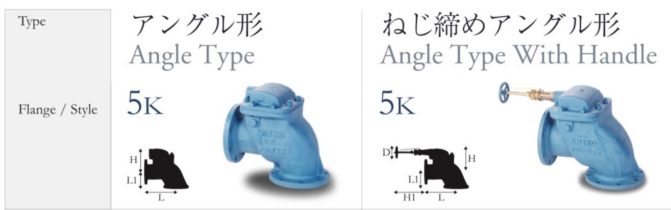 Angle Type Check Valve