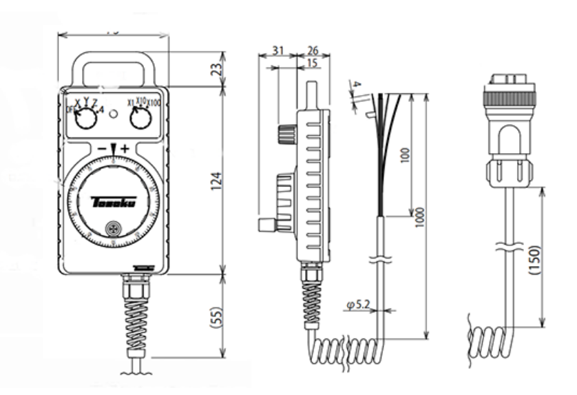  HC1 Manual pulse generator for handheld operation