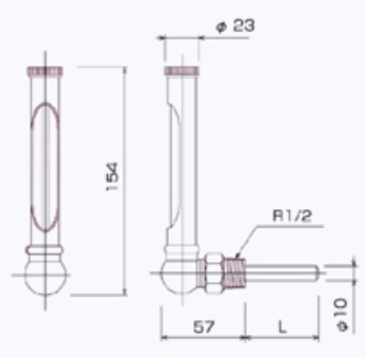 Yamamoto Keiki Diesel Type Thermometer