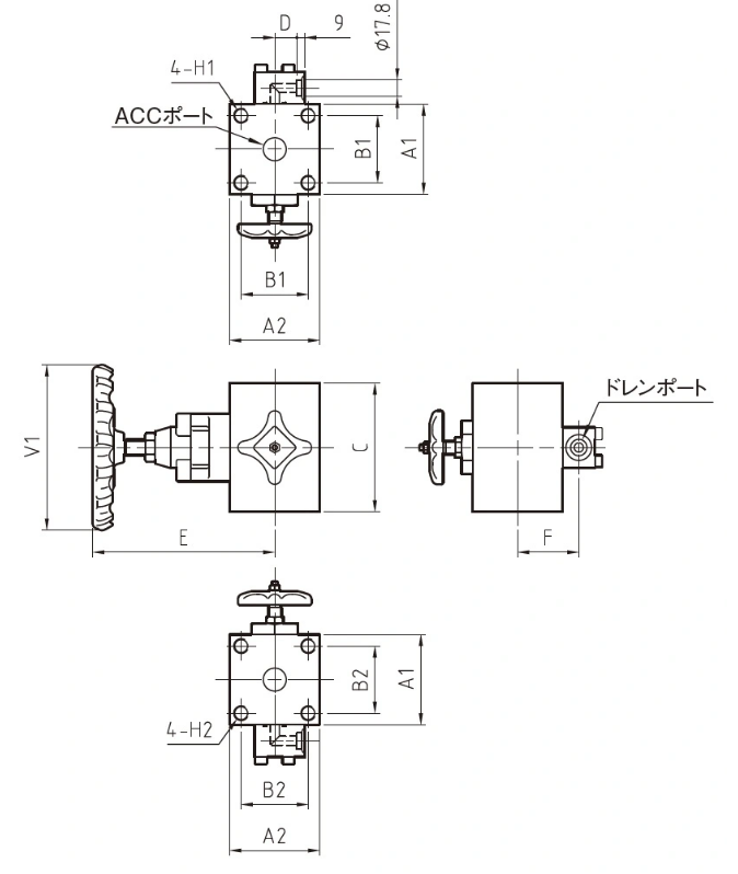 Nacol Accumulator Stop Valve Size Chart