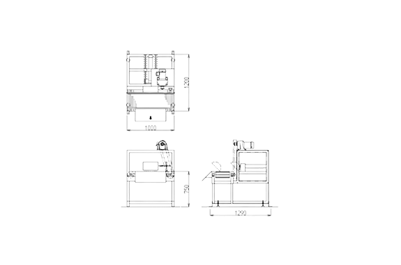 Newlong Industrial VD-1 Bag Reversal Conveyor