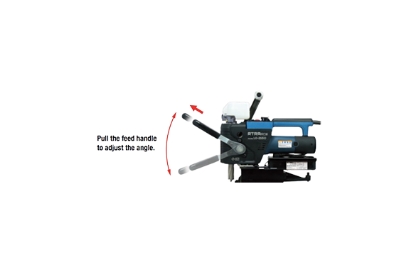 Nitto Kohki LO-3550 Portable Magnetic Base Drilling Machine