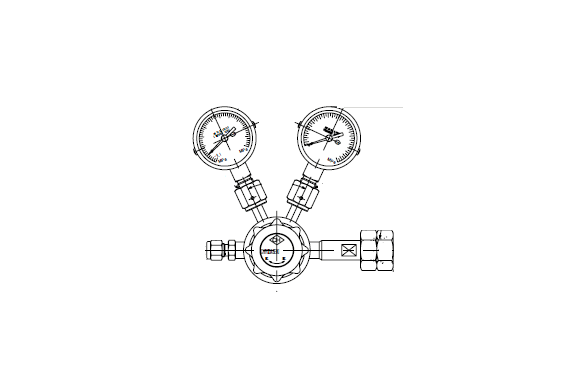 Chiyoda Seiki EX-20mkII-F Cylinder Pressure Regulator