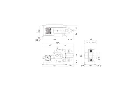 Tomosada Kenki TS-5MTK Peristaltic Tube Pump Without Control Panel
