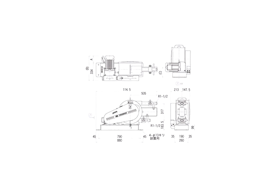 Tomosada Kenki GI-38 Peristaltic PumpIndustrial Pump 