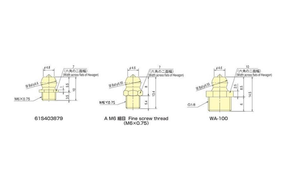 Kitagawa Grease nipple Chuck Parts