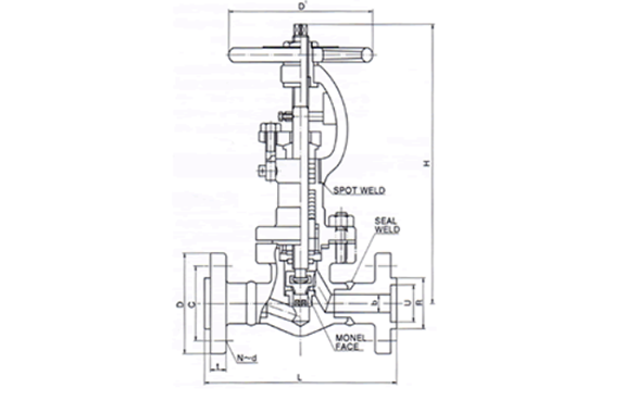 Ishida 300LB Twin Pack Valves Forged Steel Flanged Ends
