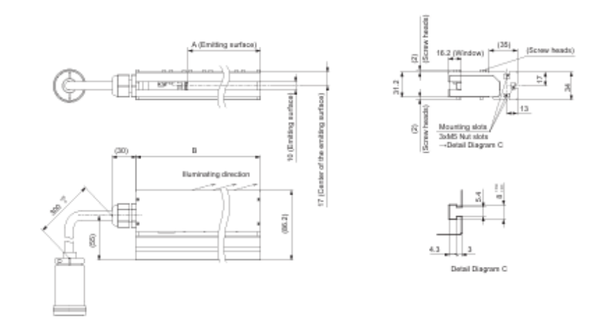 CCS LNDG-700SW-LA Line (Oblique Angled Lighting)