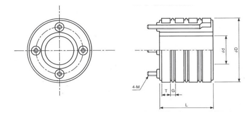 Kyoei Electric 4-pole Molded Slip Ring 