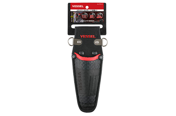 thumbnail image 2 of Vessel TPH-10 Driver Holder - Waist Tool Pouch For Electricians, Fits On Belts Up To 60mm, With Hook And D-Rings 2 of 6